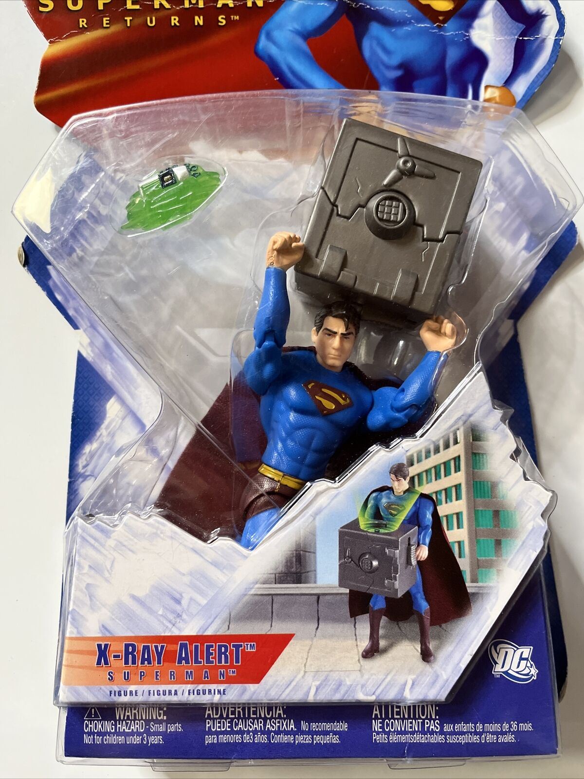 Superman Returns X-ray Alert Action Figure Mattel DC Universe 2006