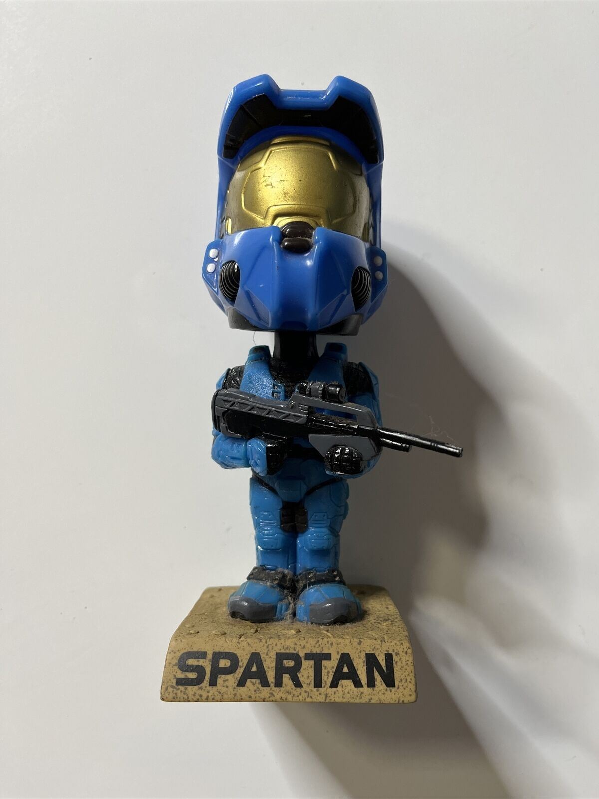 Funko Genuine Microsoft Master Chief Spartan Halo 3 2008 Bobble head  Blue