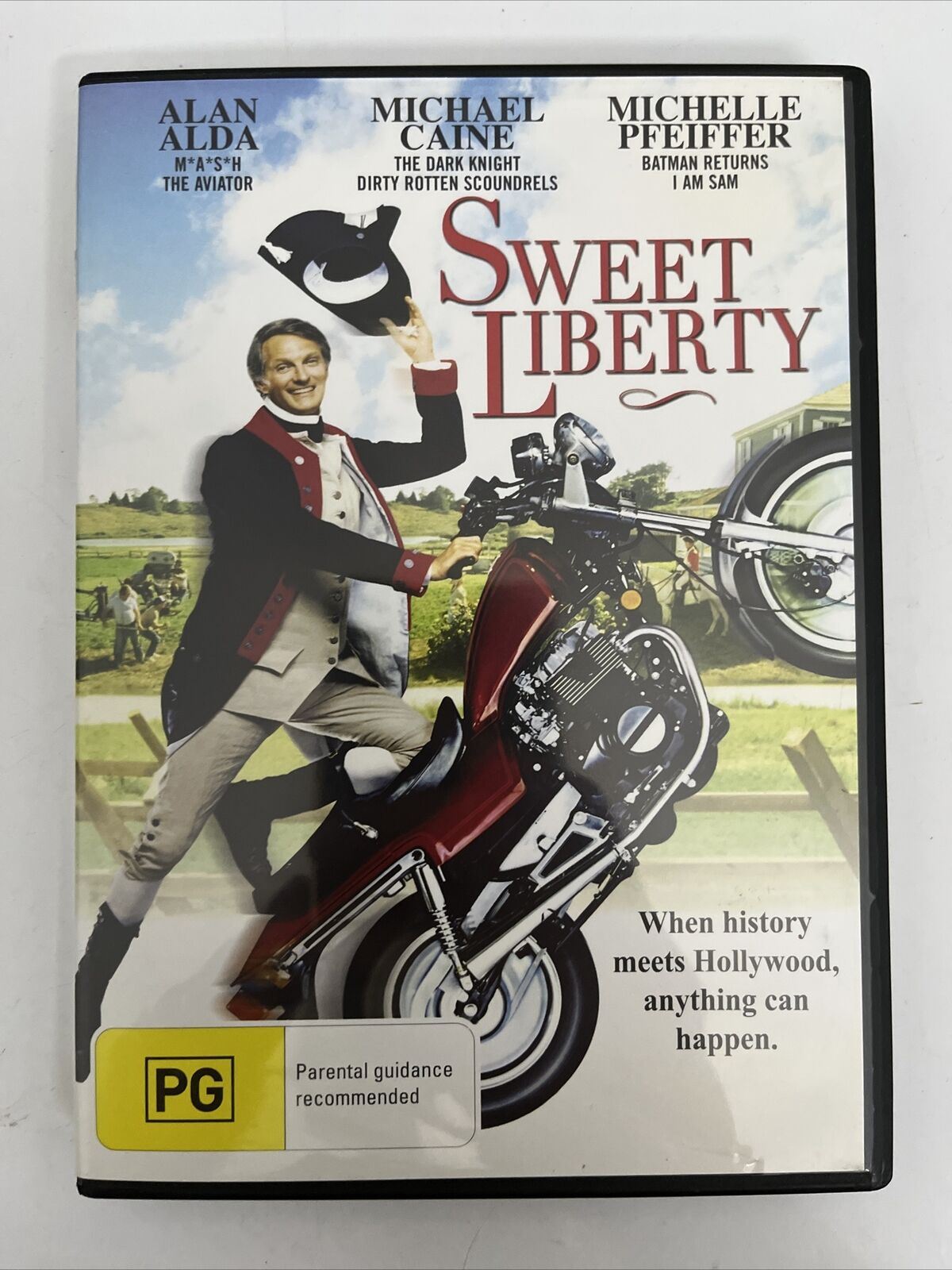 Sweet Liberty (DVD,1986) NEW Alan Alda, Michael Caine, Michelle Pfeiffer Region4