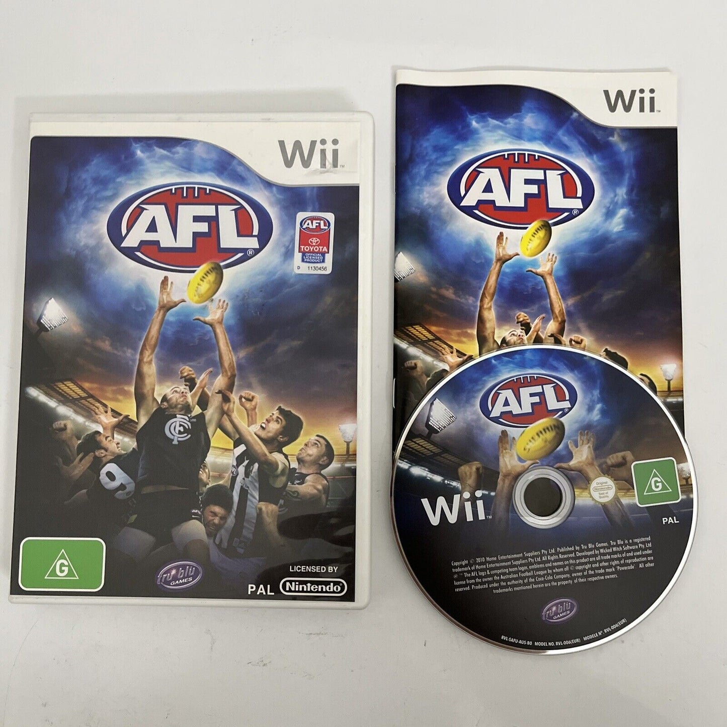 AFL Australian Football League - Nintendo Wii Game PAL with Manual