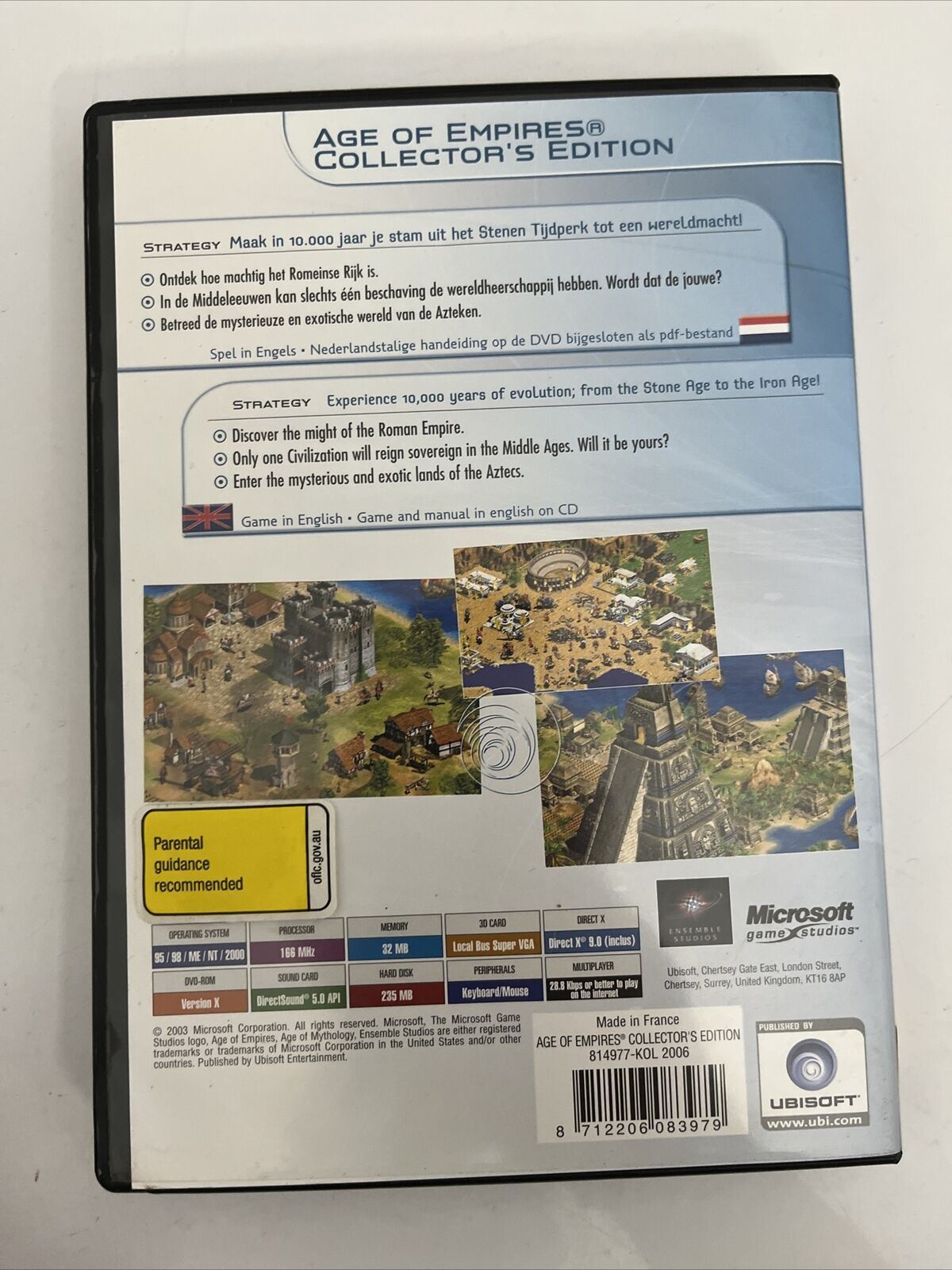 Age of Empires: Collector's Edition - PC Windows Strategy Game