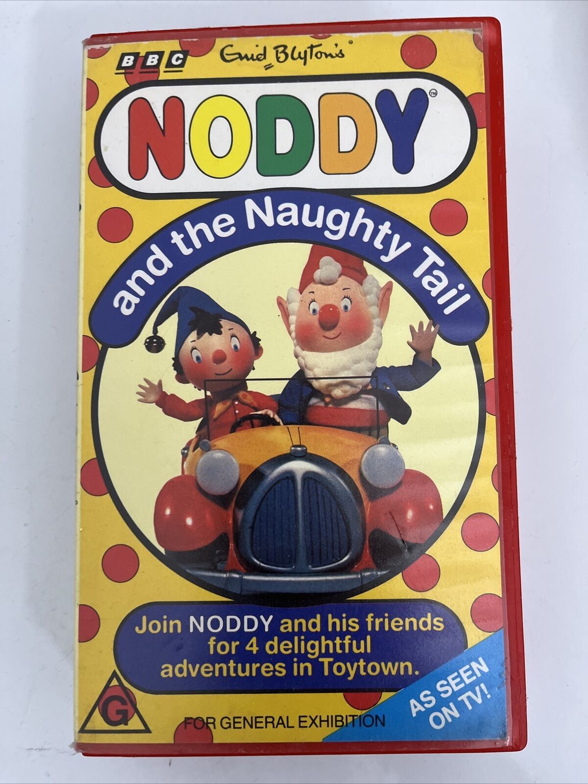 Noddy and the Naughty Tail VHS PAL 1992