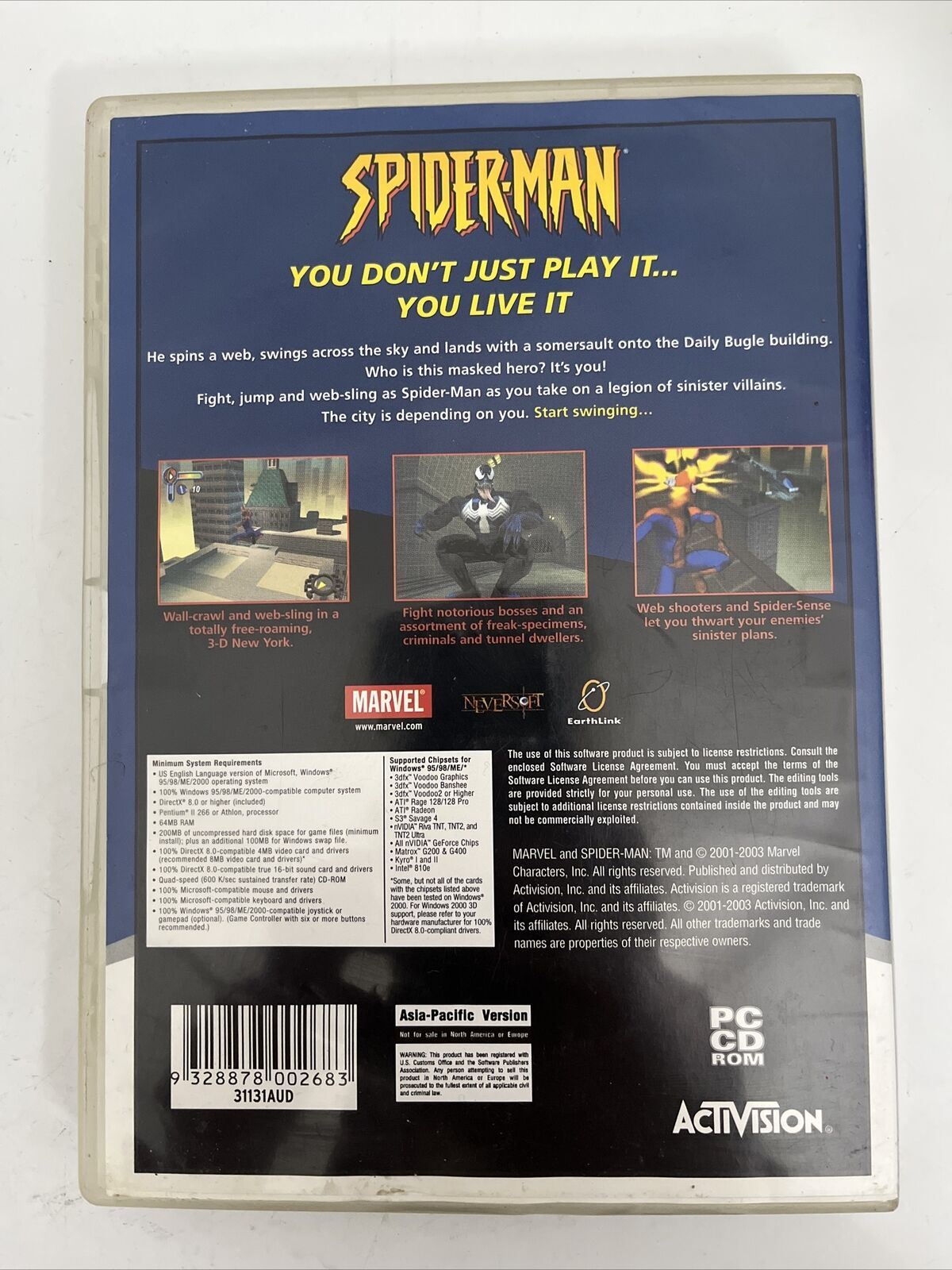 Spider-Man - PC Windows 2000 Game