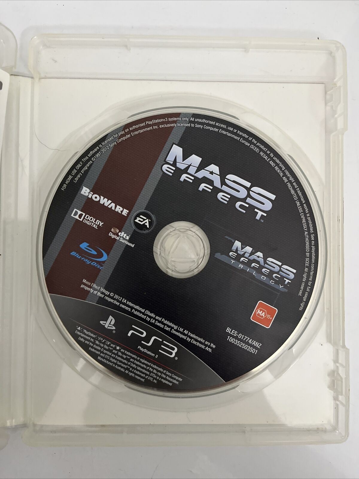 Mass Effect - PlayStation 3 PS3 Game