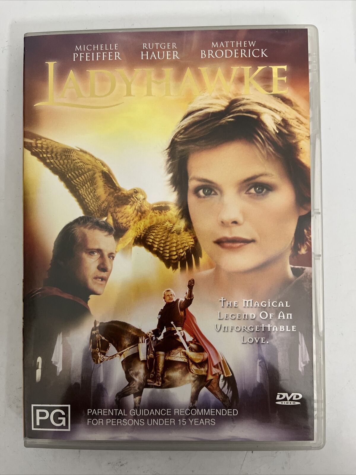 Ladyhawke (DVD, 1985) NEW Matthew Broderick, Michelle Pfeiffer. Region 4