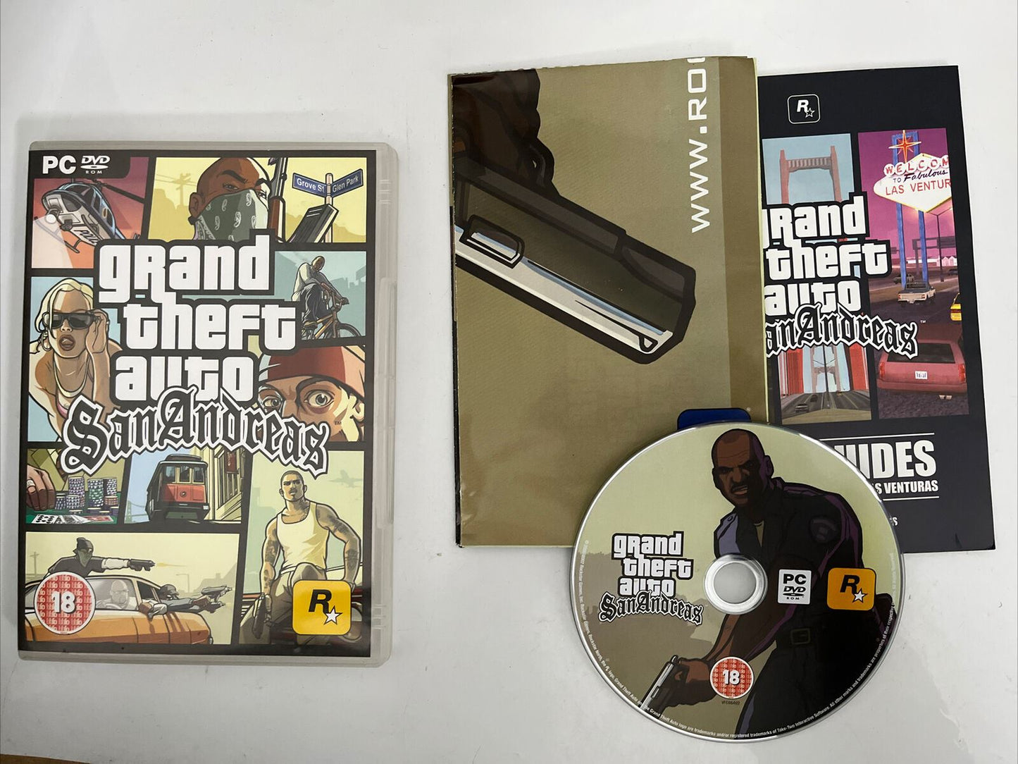 Grand Theft Auto: San Andreas - PC DVD Windows GTA Rockstar Game