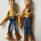 2x Lot Disney Pixar Toy Story Sheriff Woody Talking Figure 39cm 35cm Pullstring