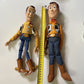 2x Lot Disney Pixar Toy Story Sheriff Woody Talking Figure 39cm 35cm Pullstring