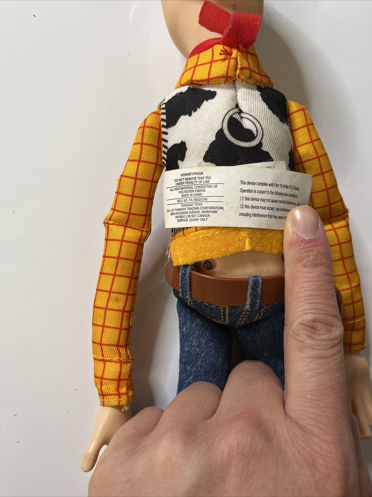 2x Lot Disney Pixar Toy Story Sheriff Woody Talking Figure 39cm 35cm Pullstring