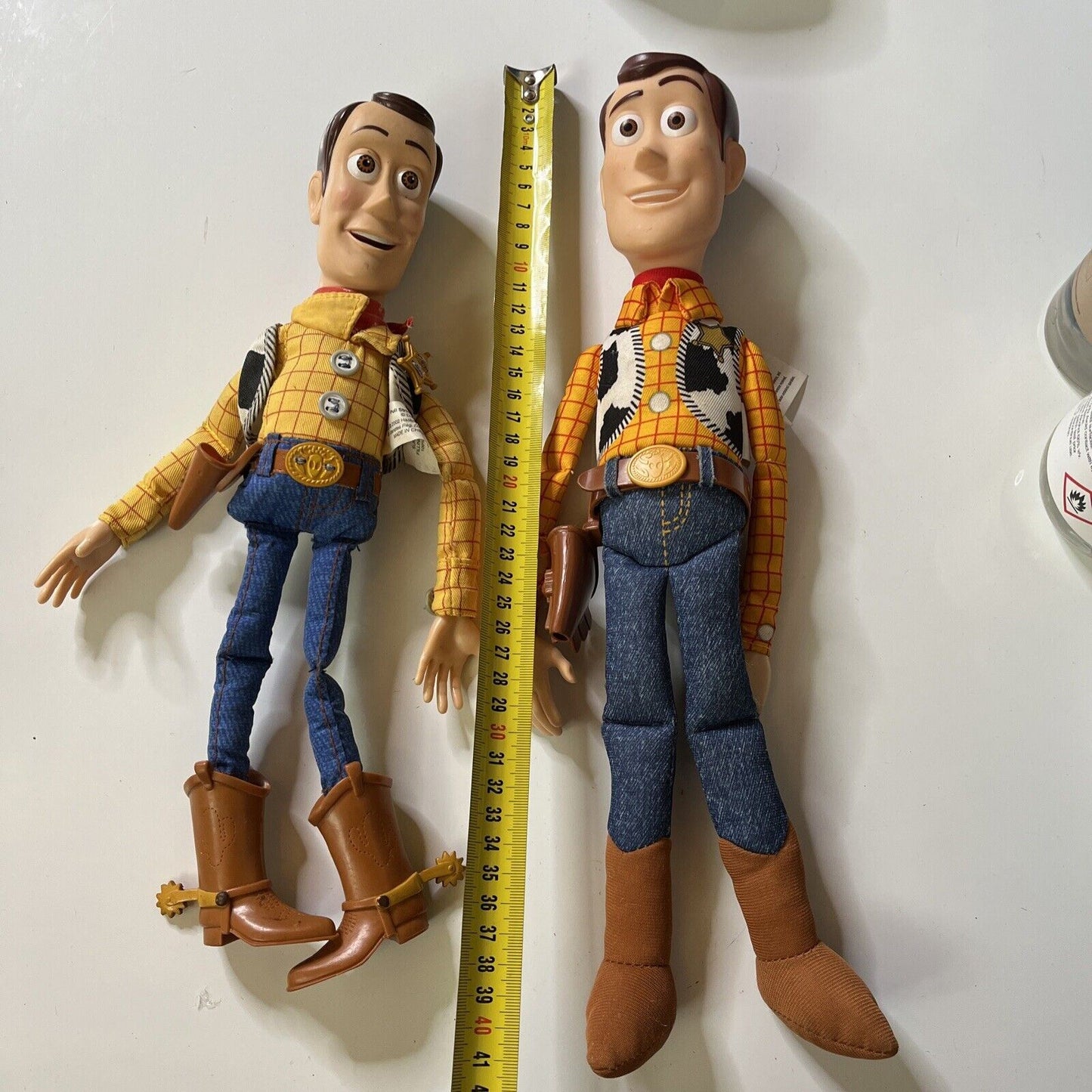 2x Lot Disney Pixar Toy Story Sheriff Woody Talking Figure 39cm 35cm Pullstring