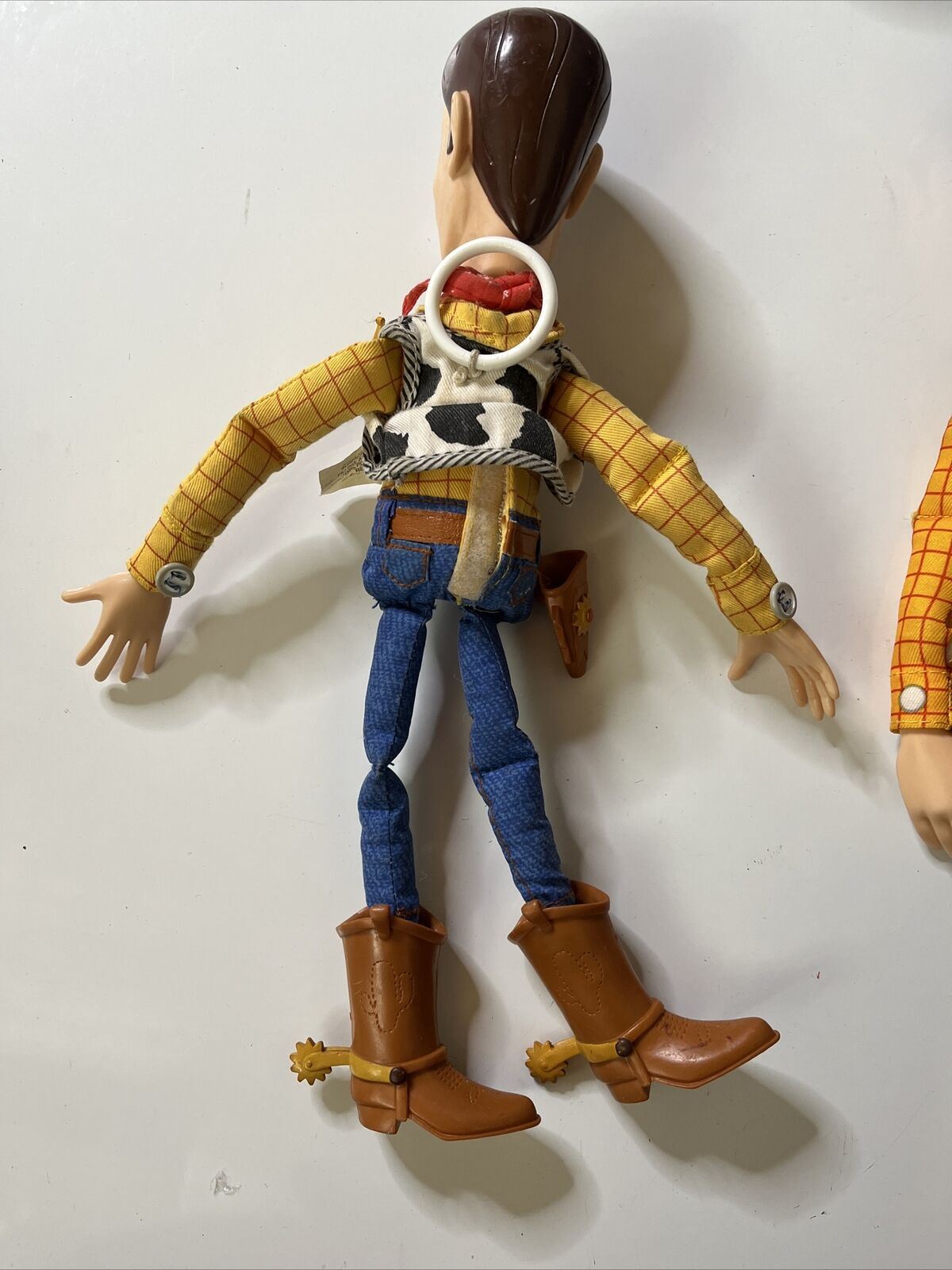 2x Lot Disney Pixar Toy Story Sheriff Woody Talking Figure 39cm 35cm Pullstring
