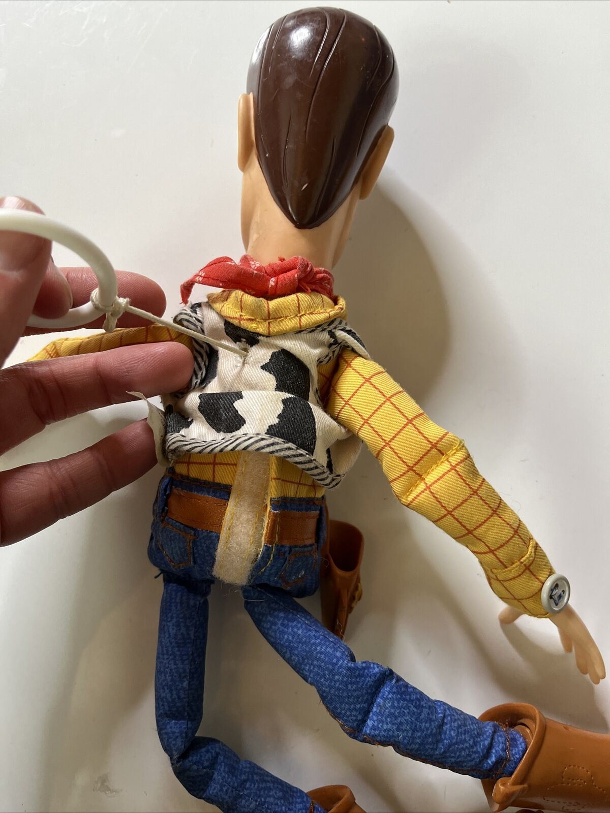 2x Lot Disney Pixar Toy Story Sheriff Woody Talking Figure 39cm 35cm Pullstring