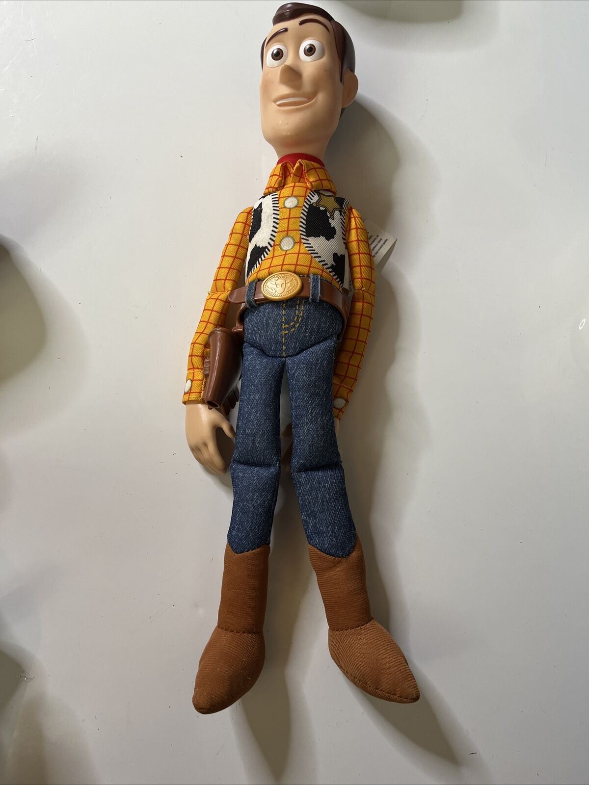 2x Lot Disney Pixar Toy Story Sheriff Woody Talking Figure 39cm 35cm Pullstring