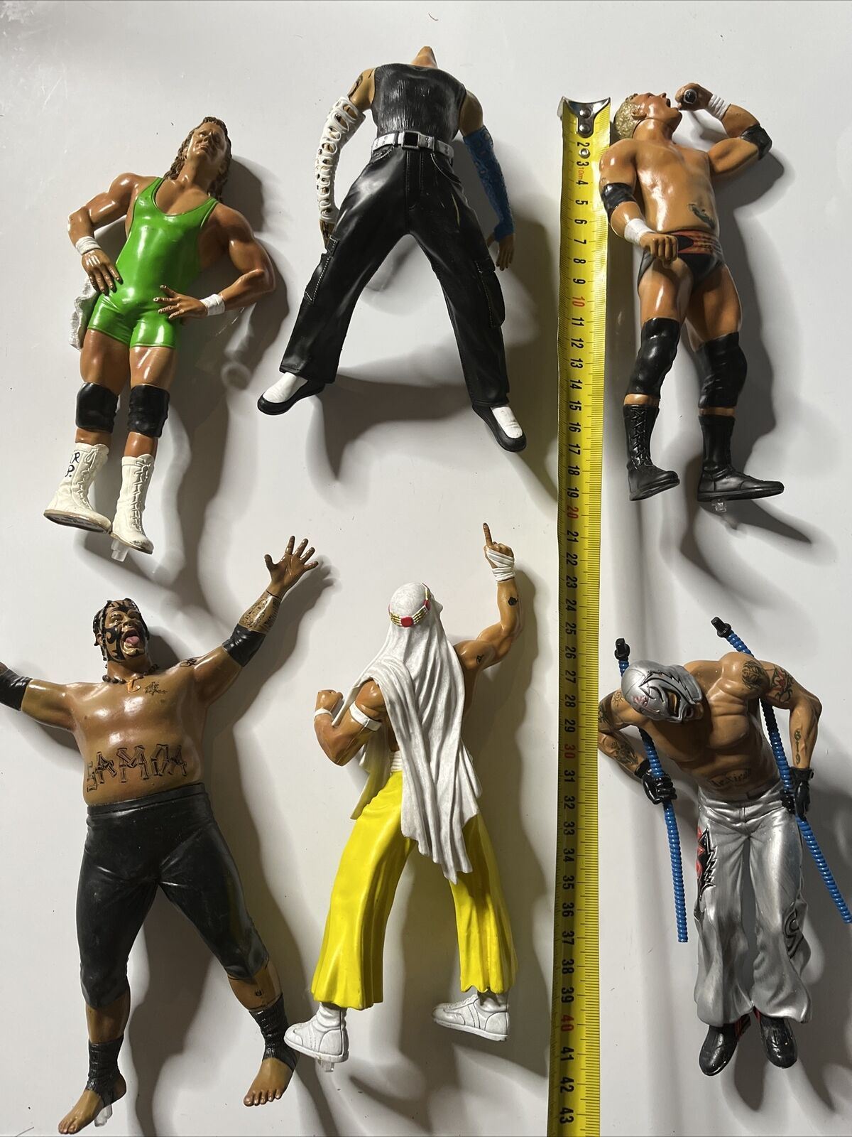 6x jaaks Pacific wwe figure 2006 2007 Mr Kennedy Mysterio Unmatched Fury Umaga