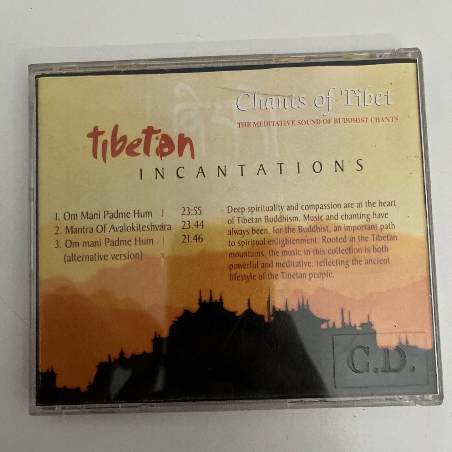 Tibetan Incantations: The Meditative Sound Of Buddhist Chants (CD, 1998)