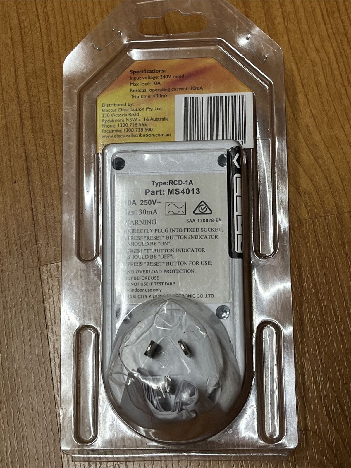 Power Tech Plus 10A Portable RCD MS-4013