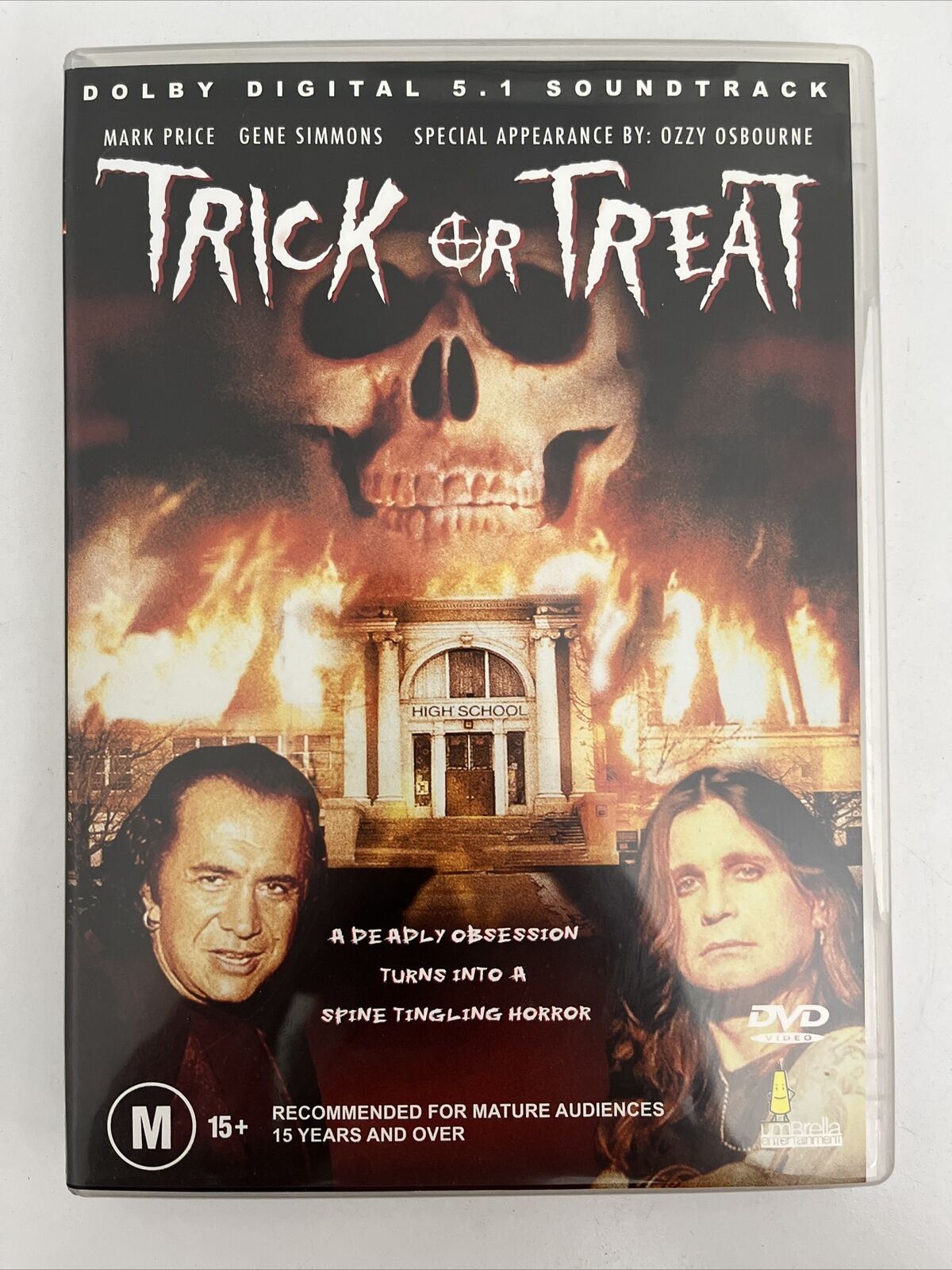 Trick Or Treat (DVD, 1986) Marc Price, Gene Simmons, Ozzy Osbourne. Re ...