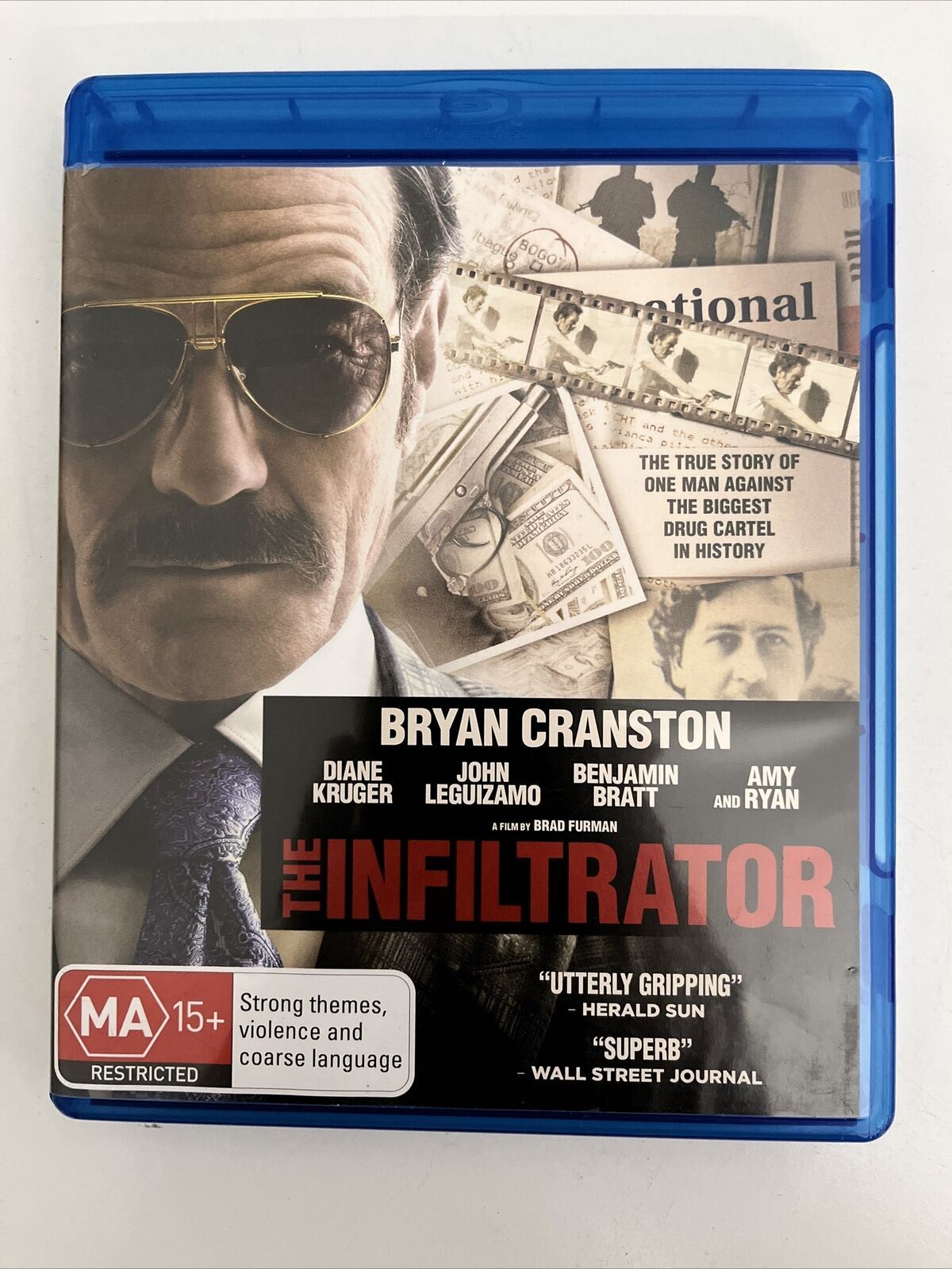 The Infiltrator (Blu-ray,2016) Bryan Cranston, Leanne Best, Daniel Mays Region B