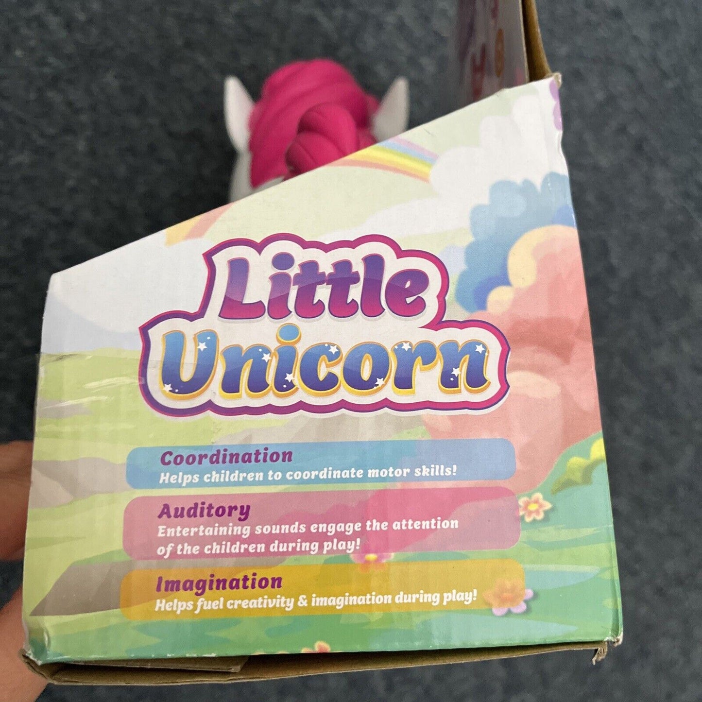 Little Unicorn Talking Figure Touch & Talk Unicorn Sounds Activity Toy