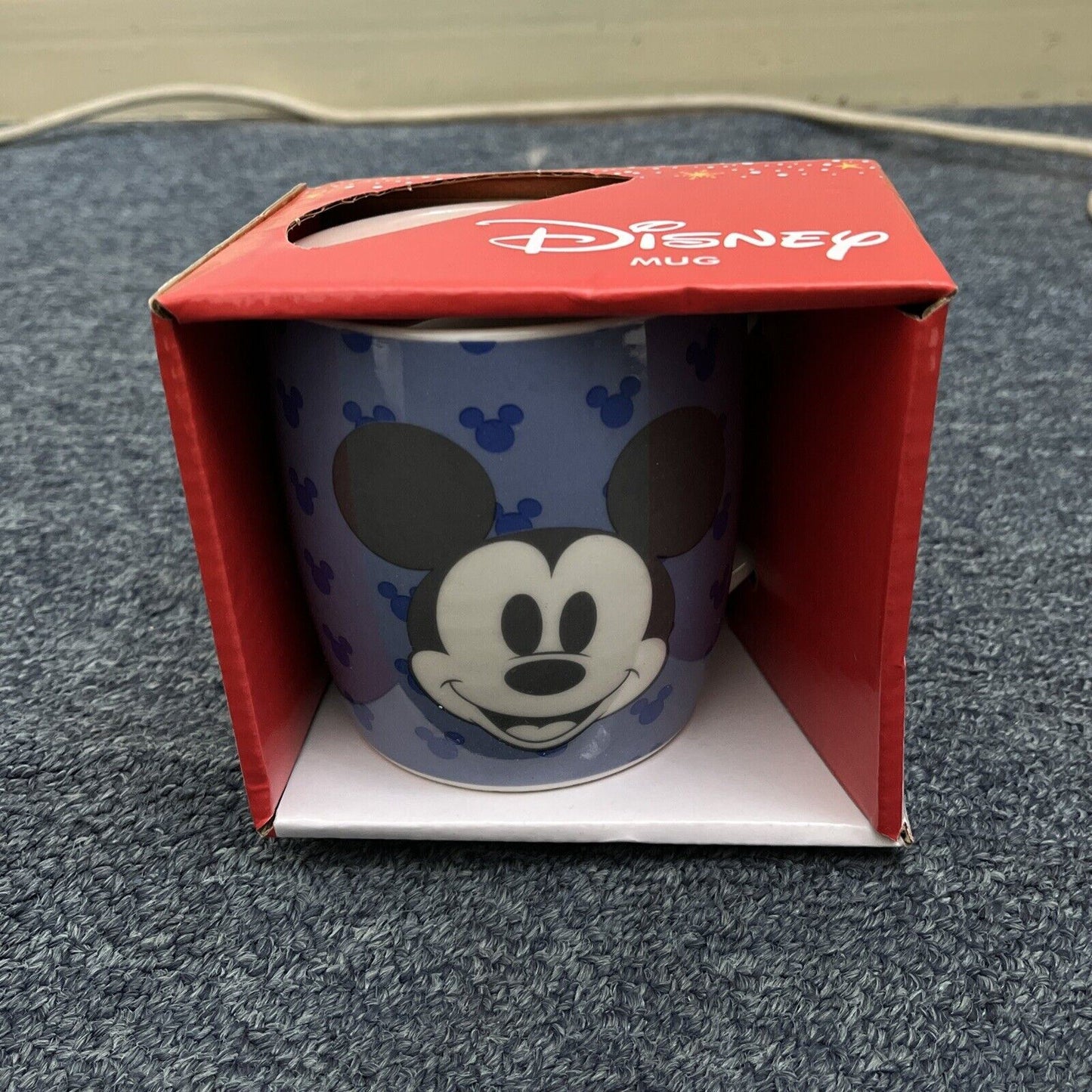 Disney Mickey Mouse Blue Coffee Mug 400mL NEW