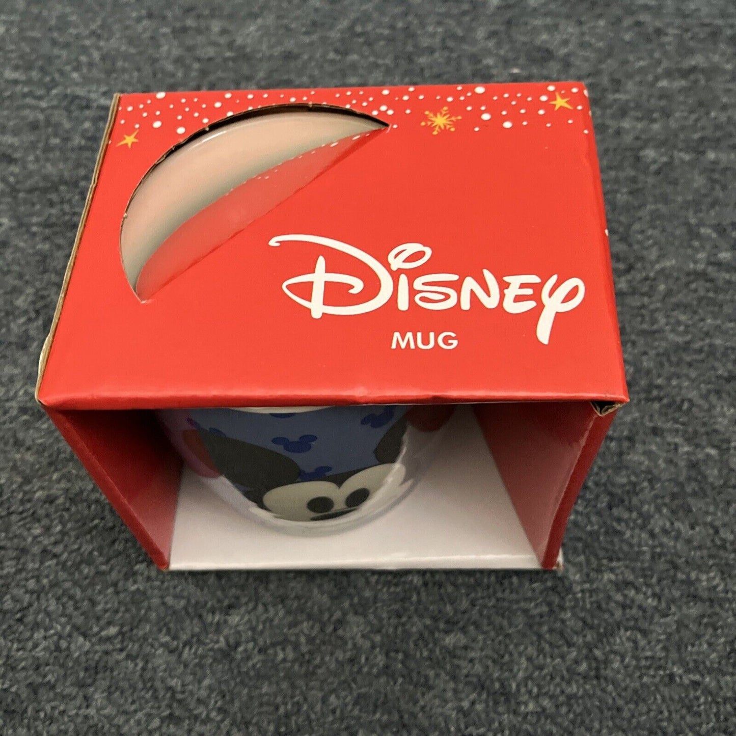 Disney Mickey Mouse Blue Coffee Mug 400mL NEW