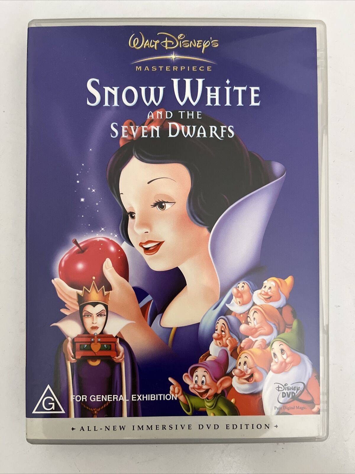 Snow White And The Seven Dwarfs (DVD, 1937) Disney Animated Film. Region 4