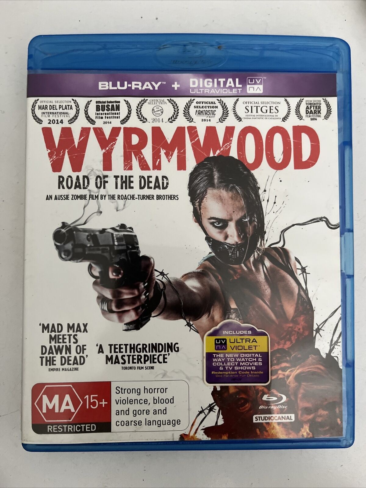 Wyrmwood: Road of the Dead (Blu-ray, 2014) Jay Gallagher. Region B