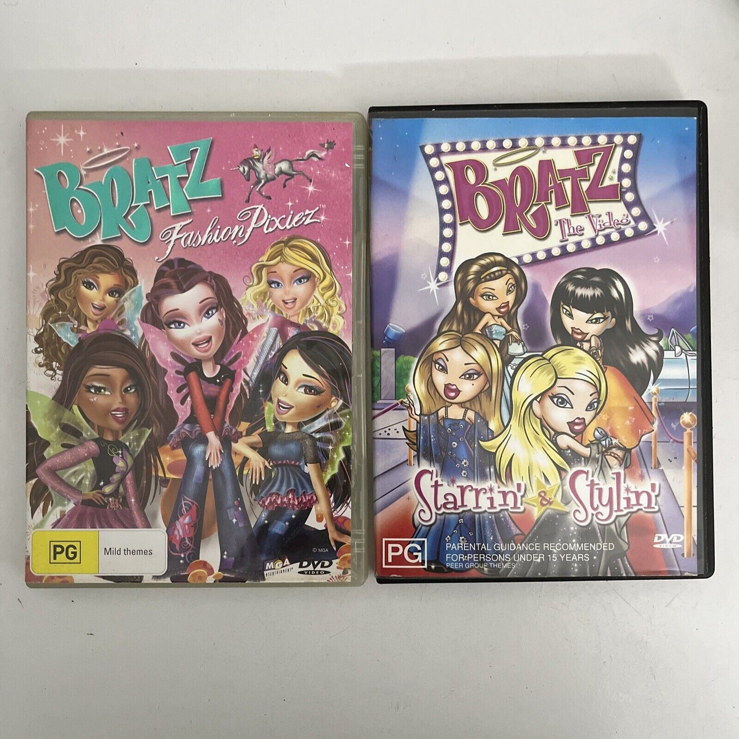 Bratz - Fashion Pixiez + Starrin' & Stylin' (DVD, 2007) Region 4