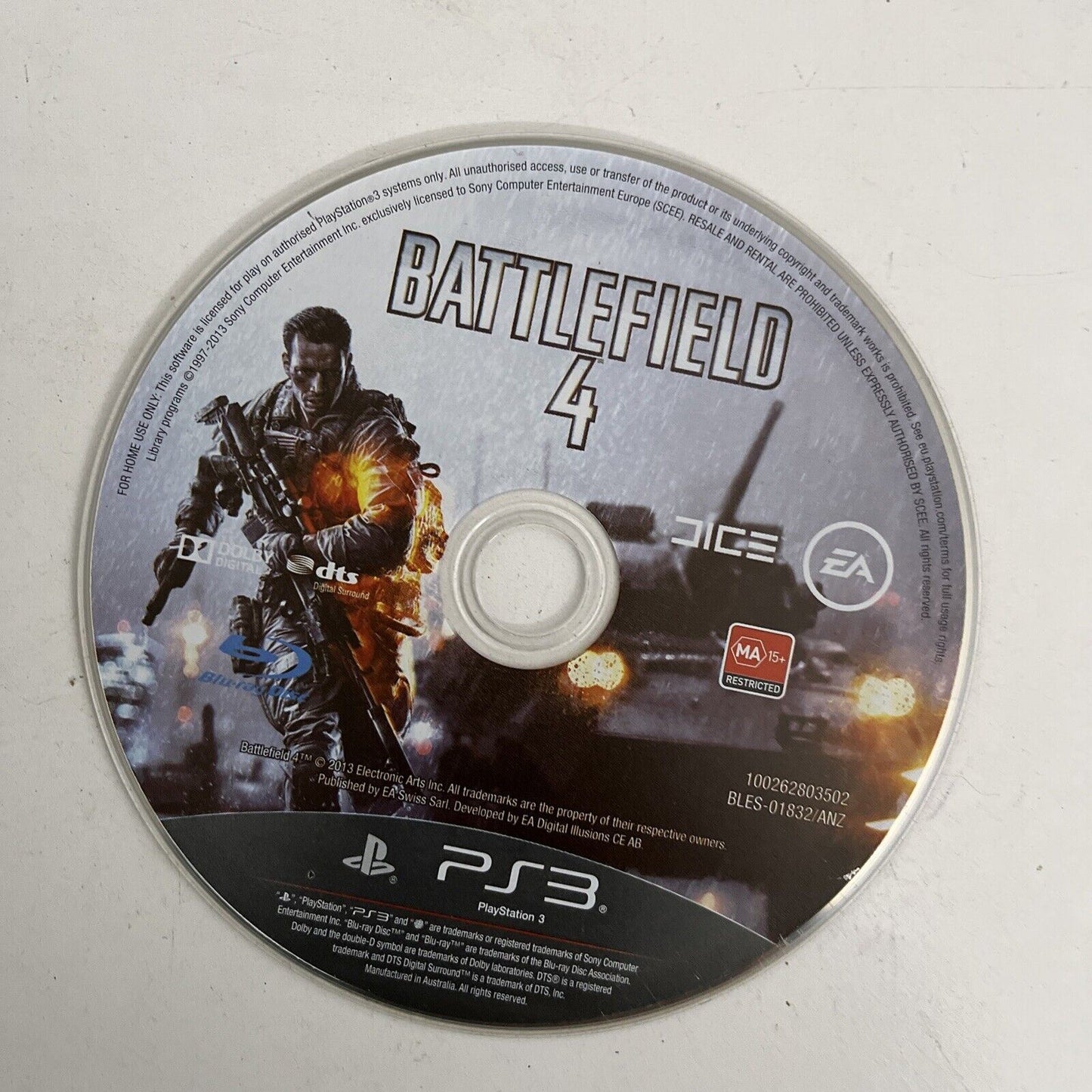 Battlefield 4 - Sony Playstation 3 Complete with Manual