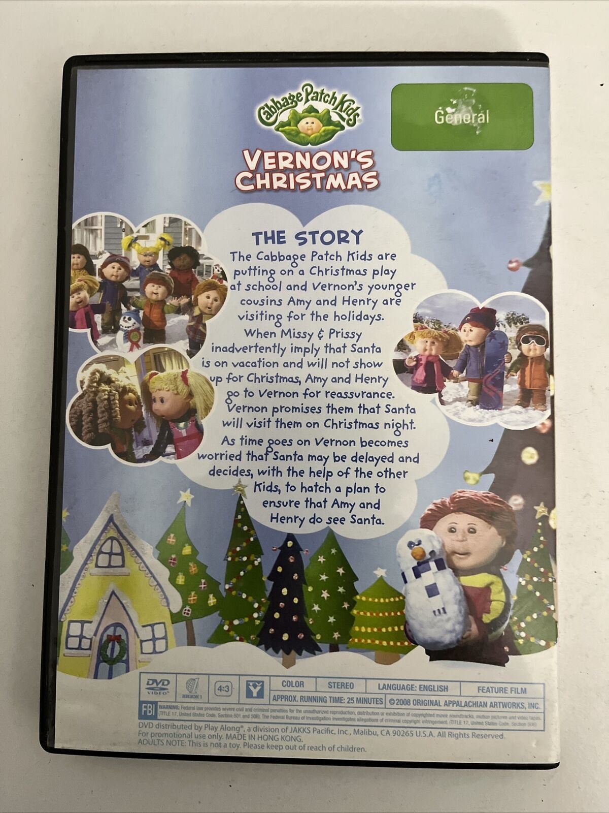 Cabbage Patch Kids - Vernon's Christmas (DVD) Region 4