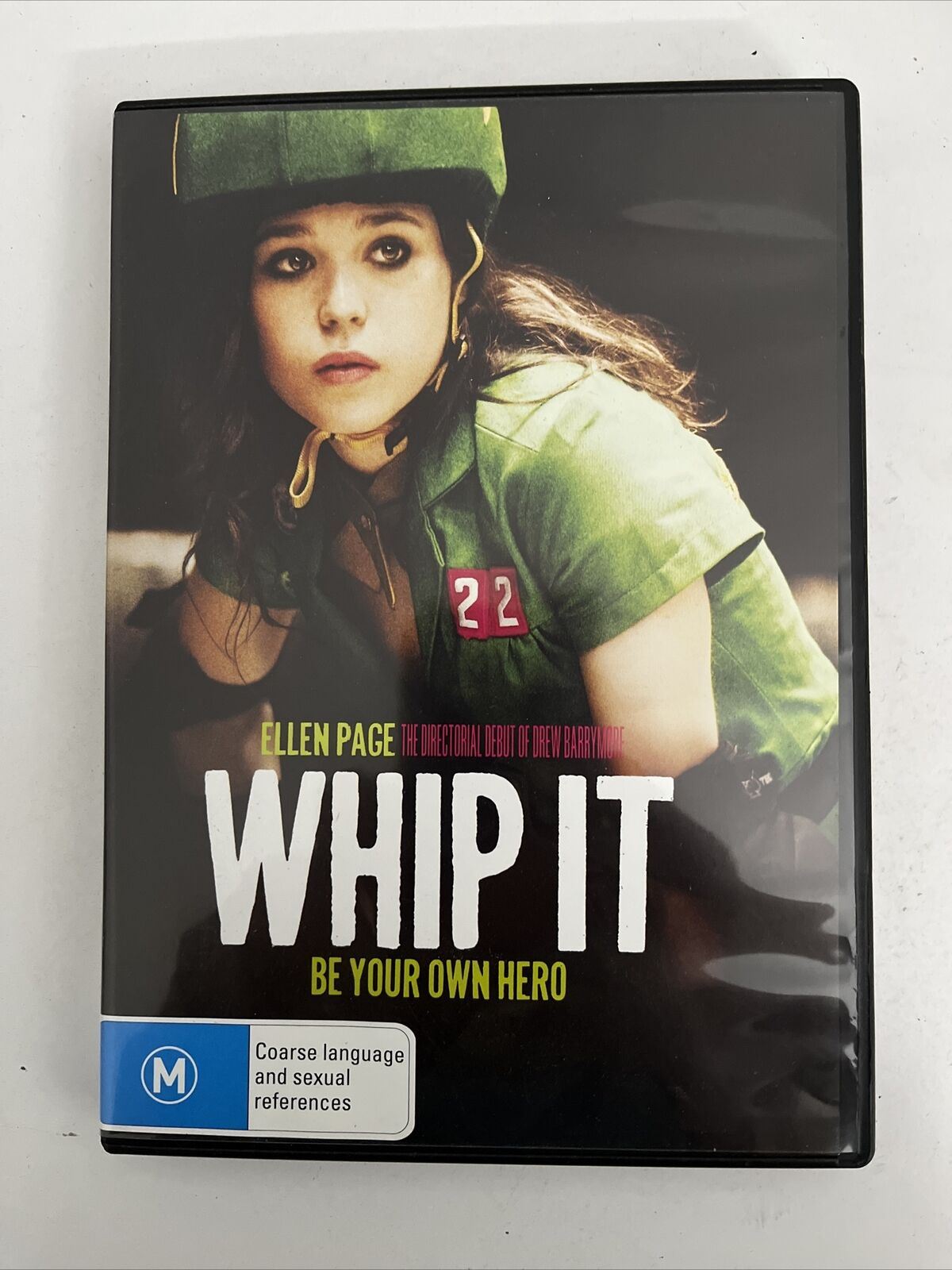 Whip It (DVD, 2009) Ellen Page, Drew Barrymore, Kristen Wig. Region 4 NEW