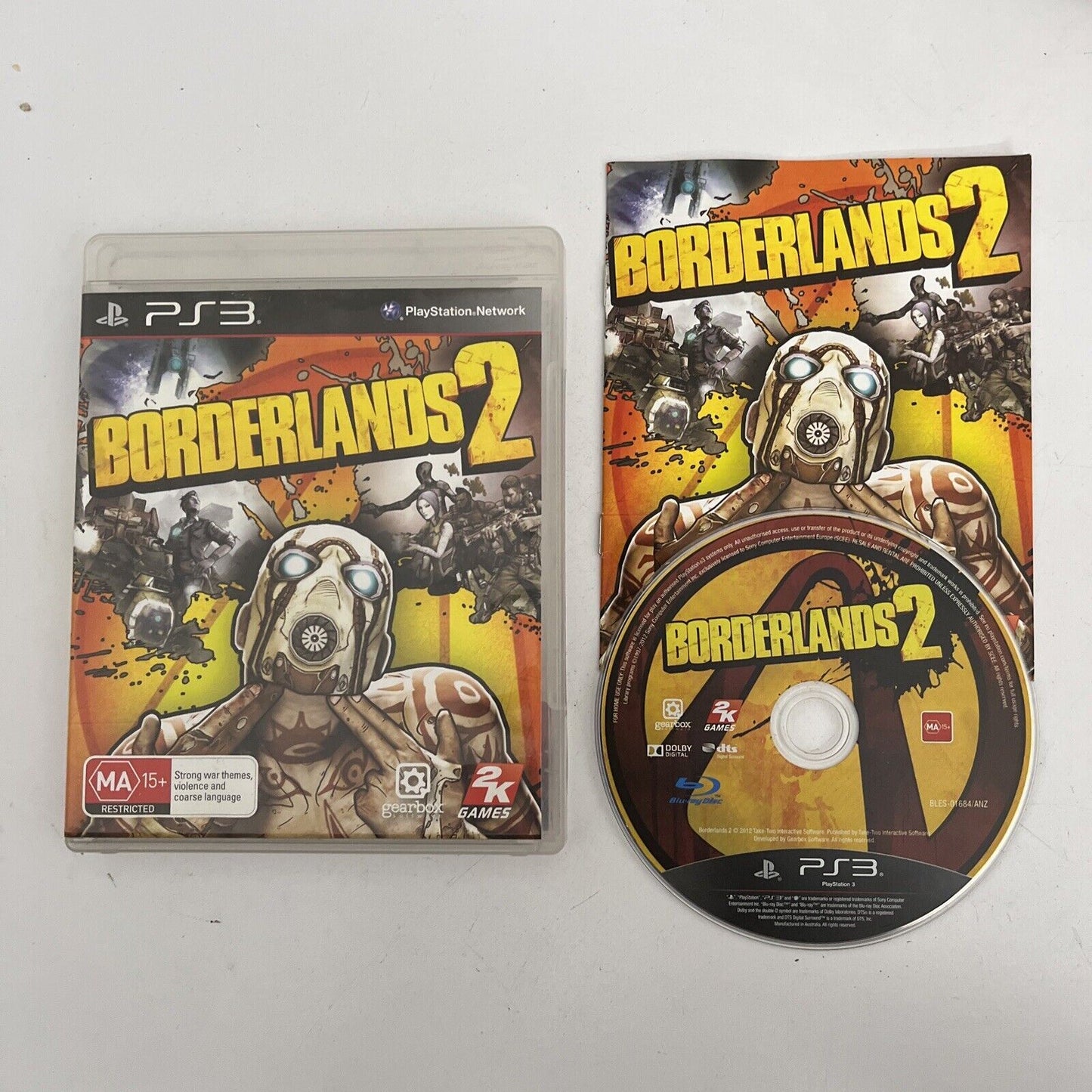 Borderlands 2 - PlayStation 3 PS3 Game with Manual