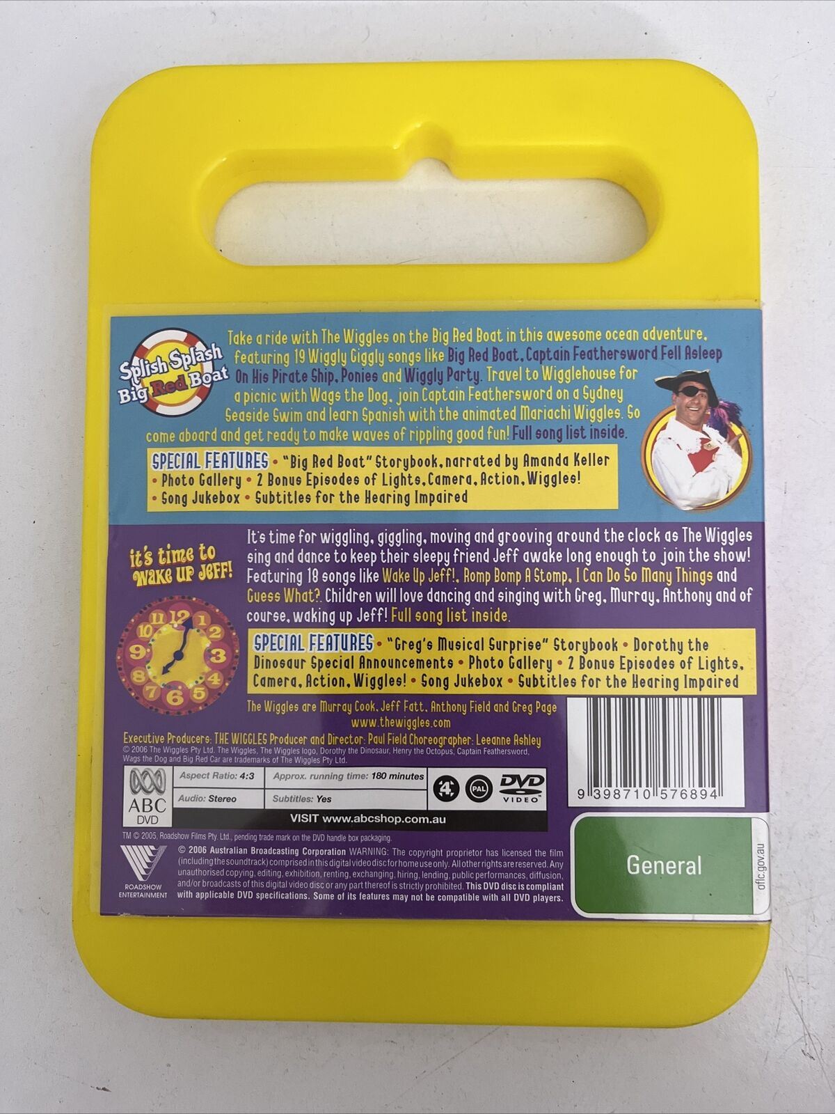 The Wiggles - Splish Splash Big Red Boat / Wake Up Jeff / Getting Stronger (DVD)