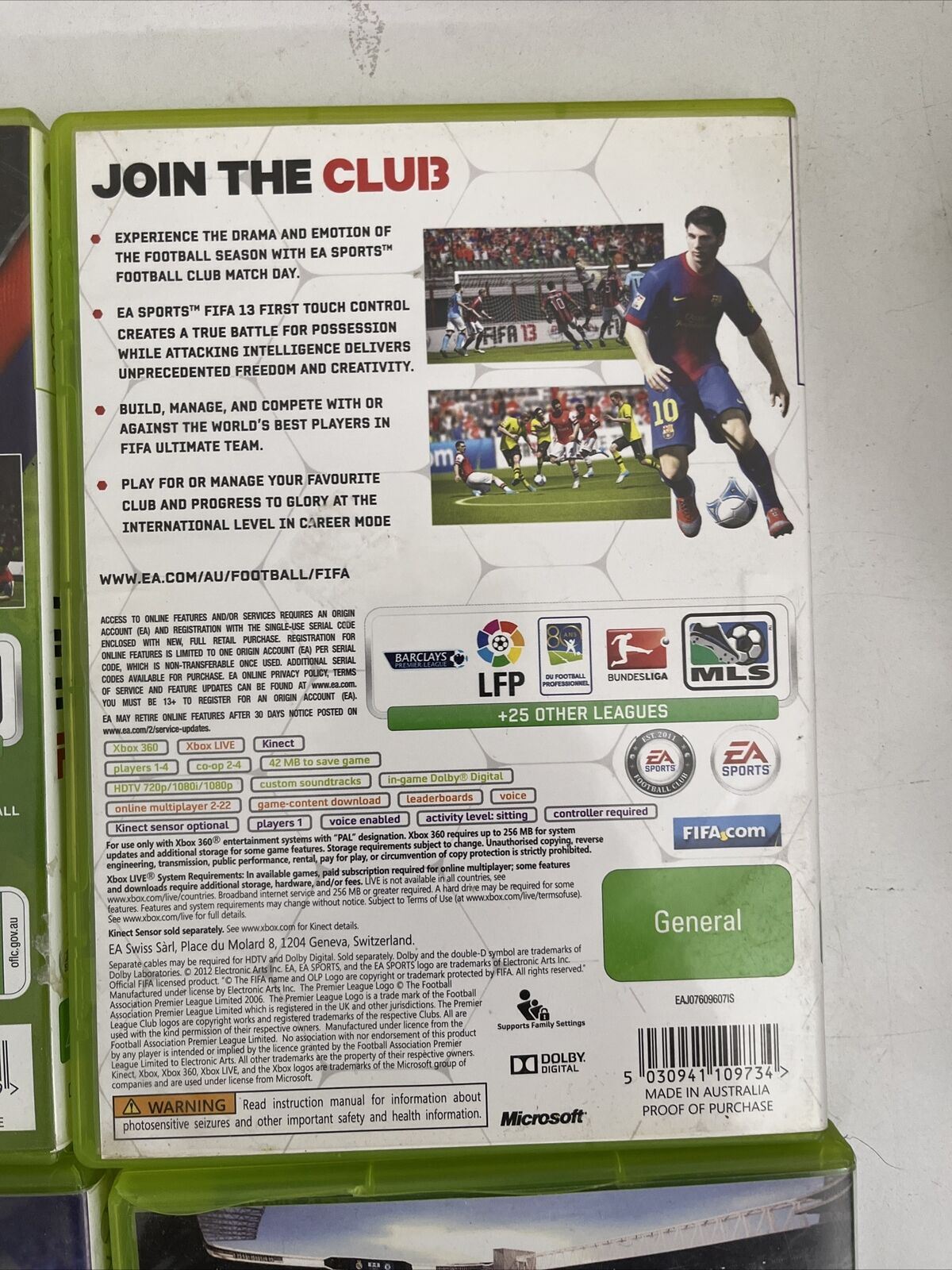 4x FIFA 12, 13, 14 ,18 Microsoft XBOX 360 PAL Football Soccer Games