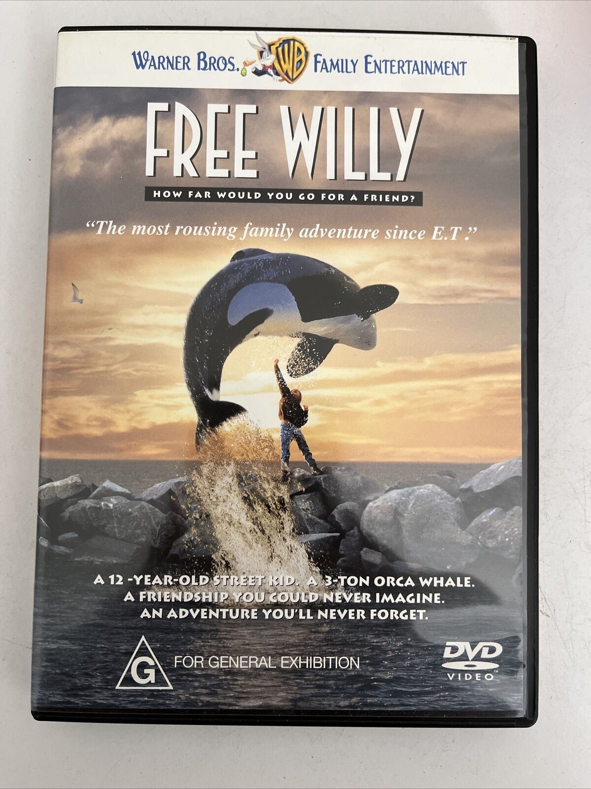 Free Willy (DVD, 1993) Jason James Richter, Michael Madsen. Region 4