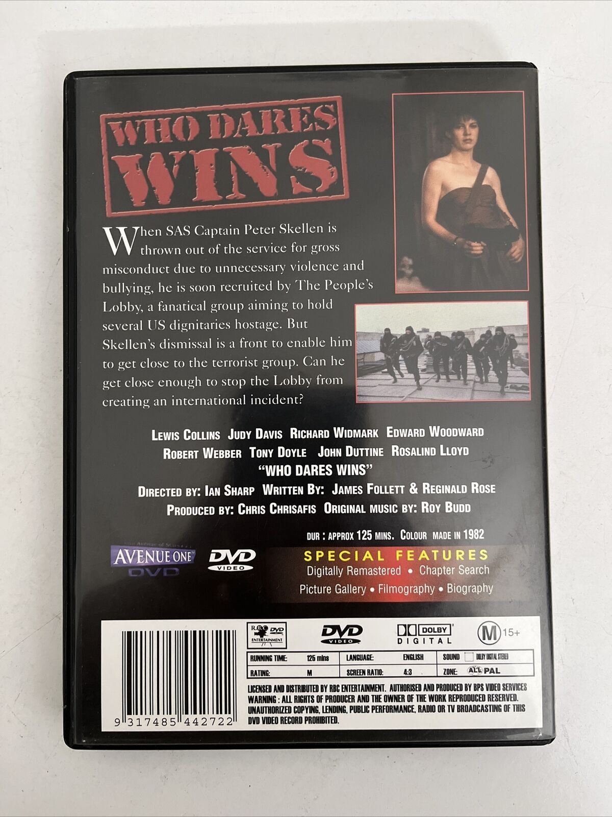 Who Dares Win (DVD, 1982) Lewis Collins, Judy Davis. All Regions NEW