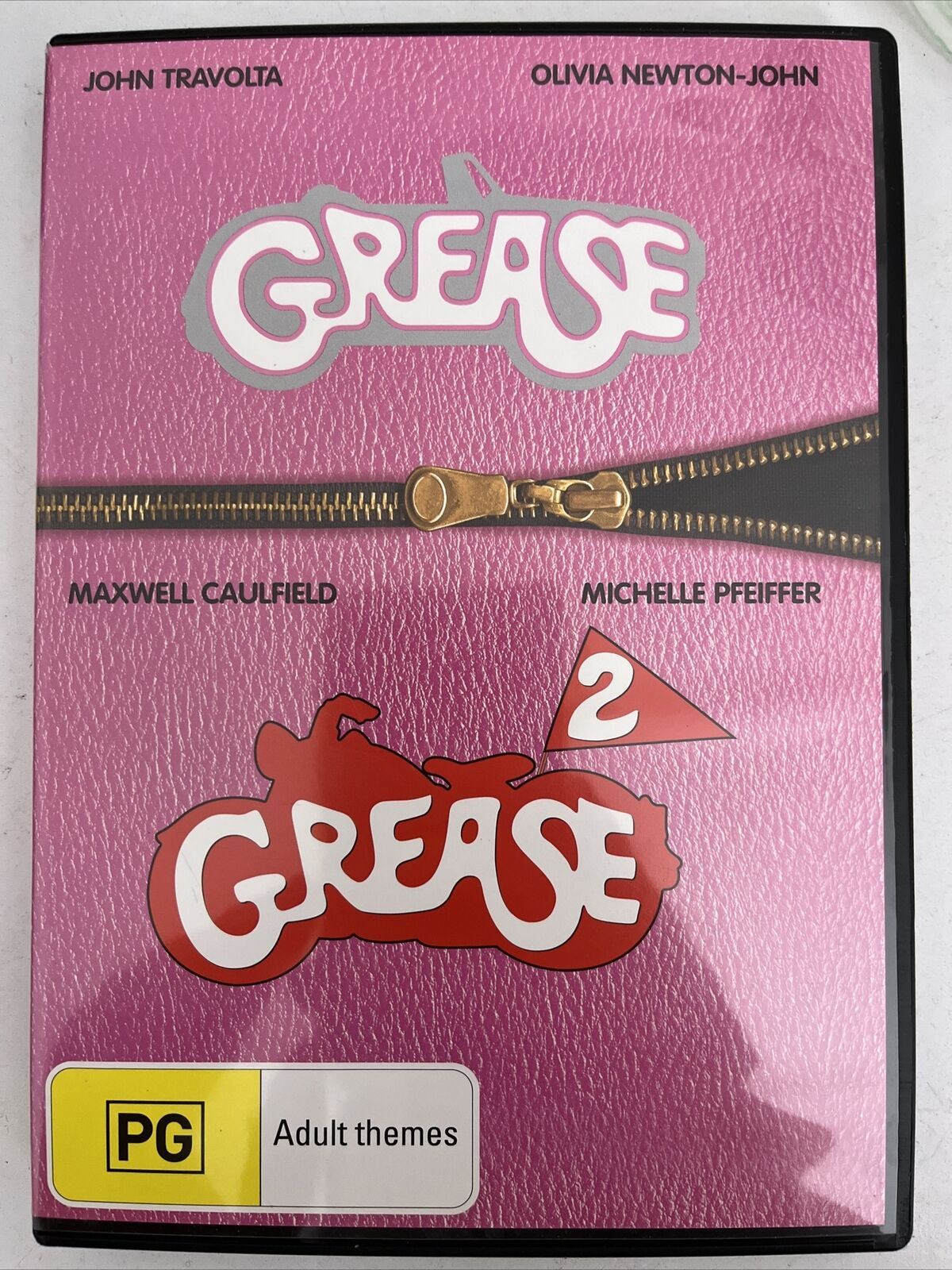 Grease 1 & 2 (DVD,1978) John Travolta, Olivia Newton-John, Michelle Pfeiffer NEW