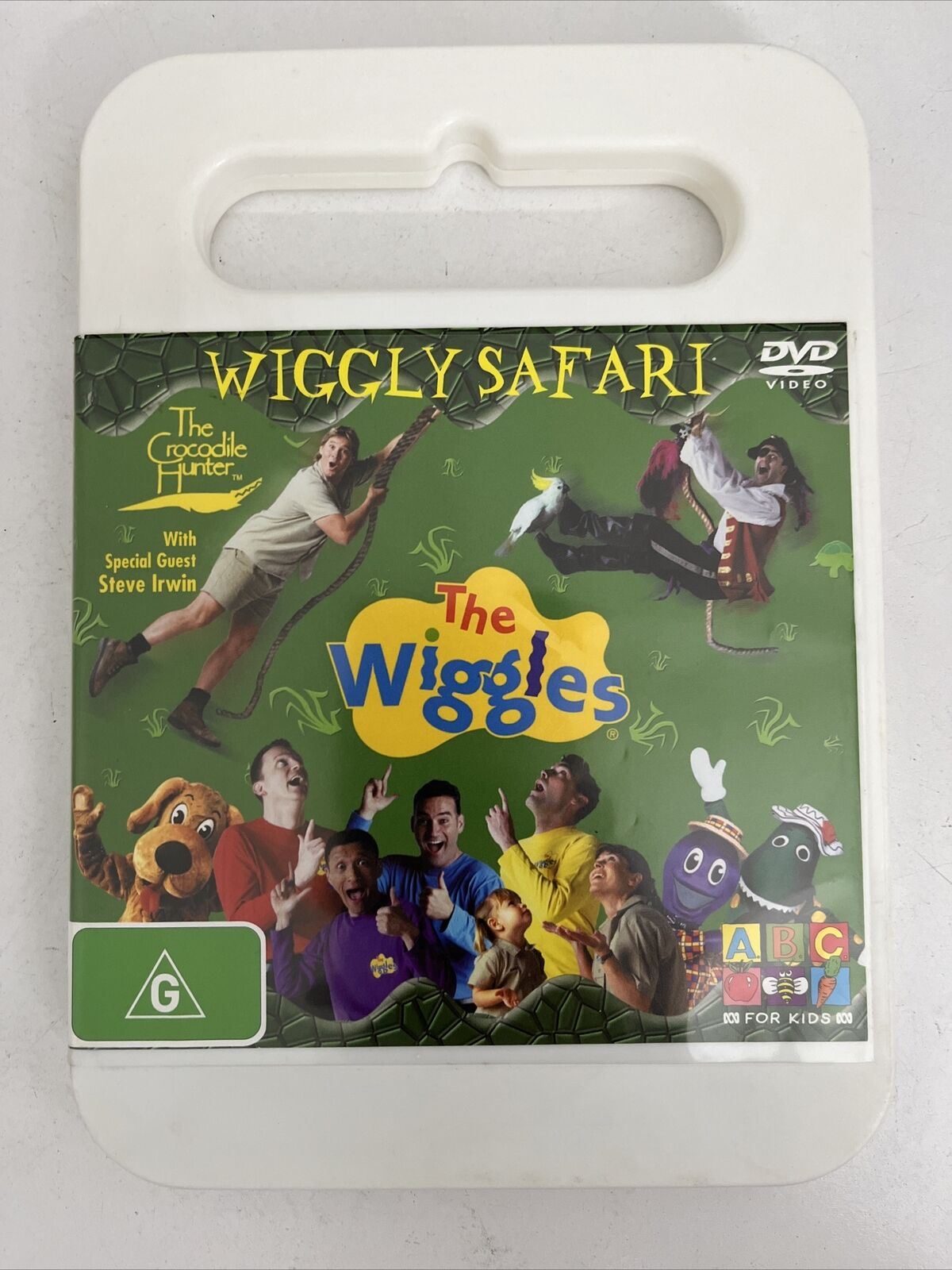 The Wiggles - Wiggly Safari (DVD, 2002) with Steve Irwin. Region 4