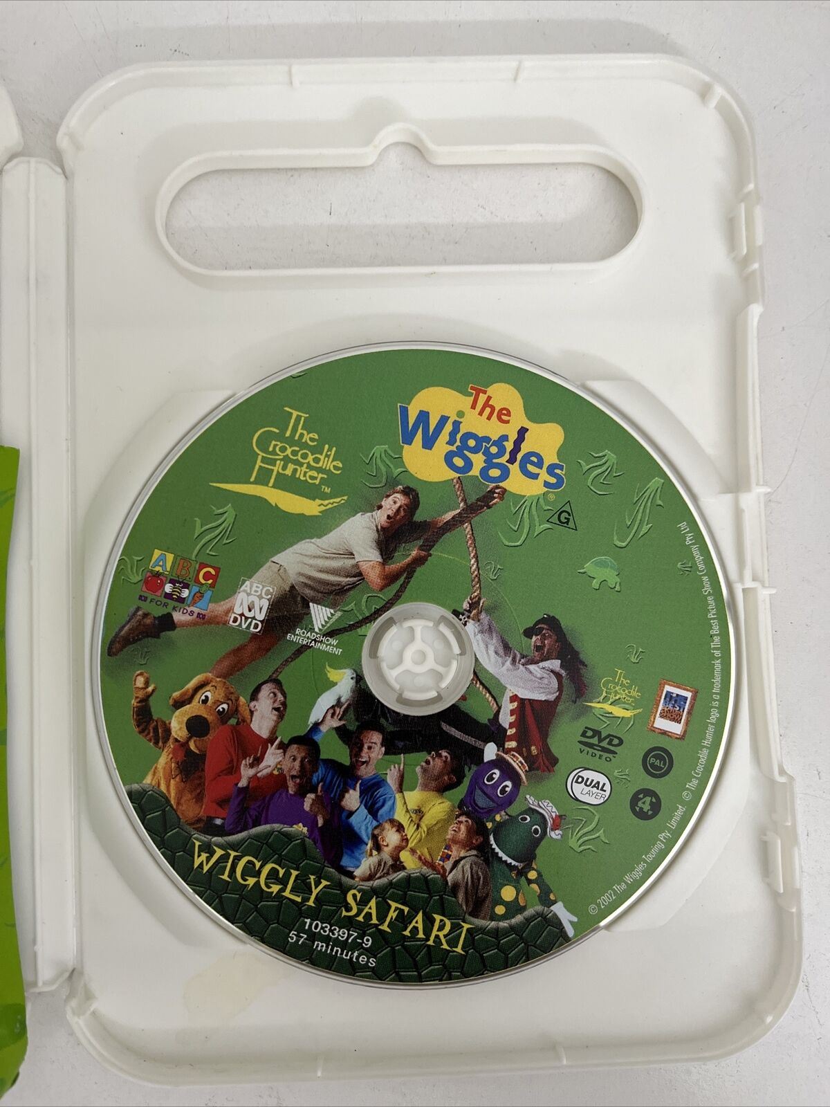 The Wiggles - Wiggly Safari (DVD, 2002) with Steve Irwin. Region 4