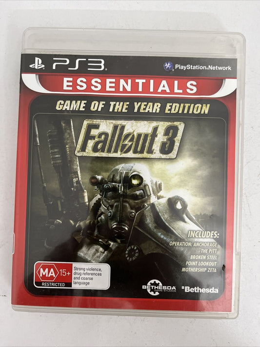 Fallout 3 GOTY Edition - Sony PlayStation 3 PS3 Bethesda RPG Game