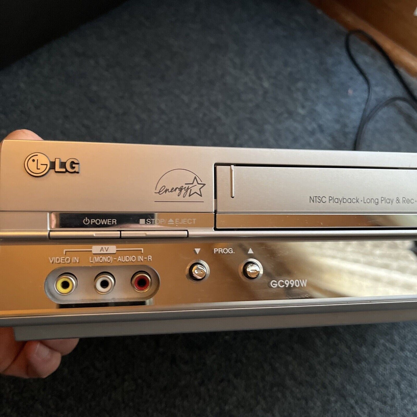 LG GC990W NTSC PAL VHS 6-Head VCR Player 110V-240V with Remote