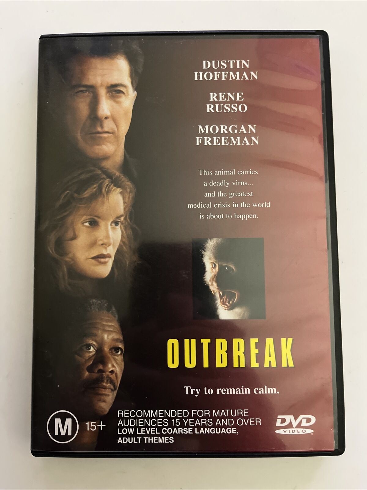 Outbreak (DVD, 1995) Dustin Hoffman, Morgan Freeman, Rene Russo. Region 4