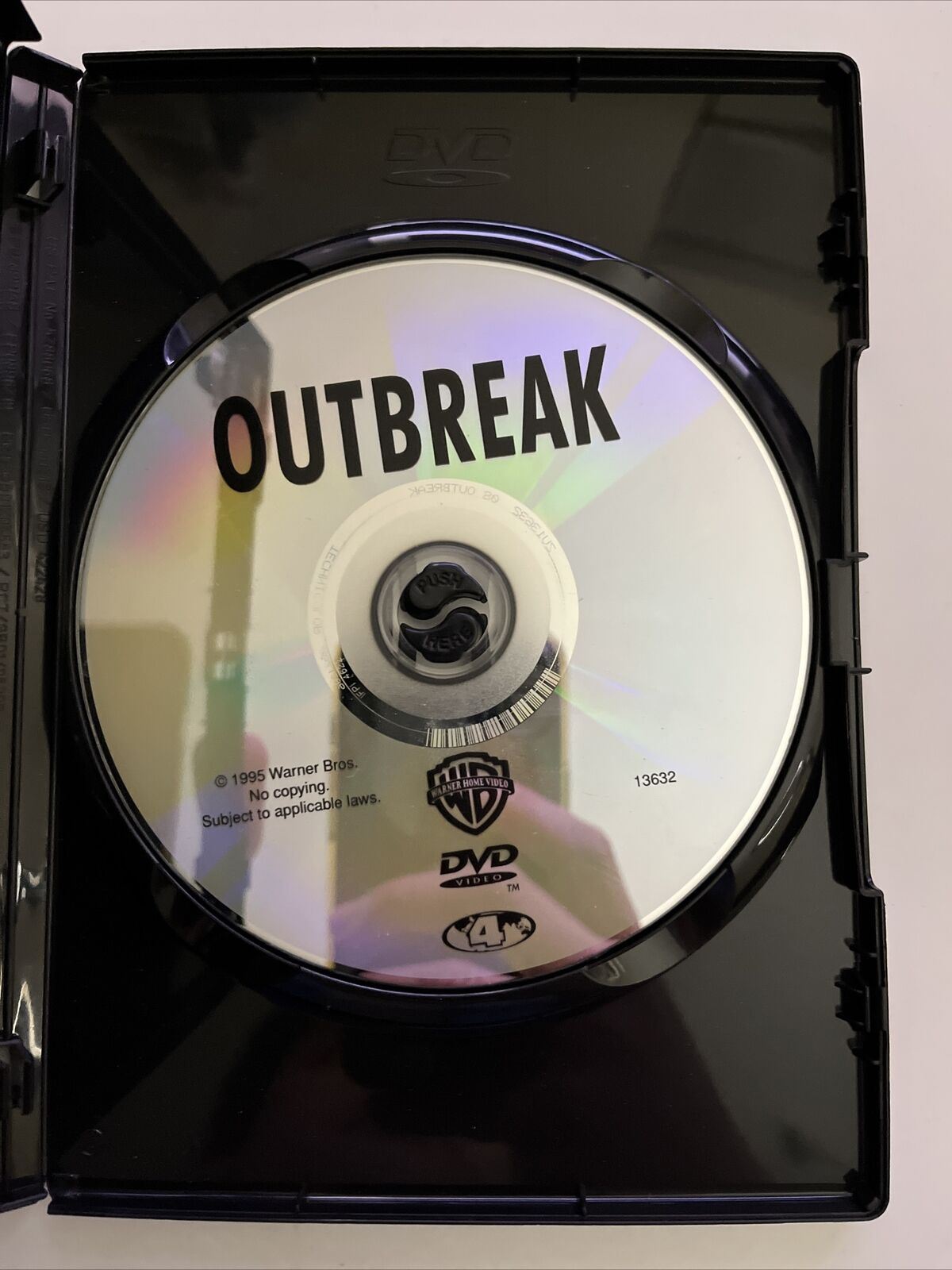 Outbreak (DVD, 1995) Dustin Hoffman, Morgan Freeman, Rene Russo. Region 4