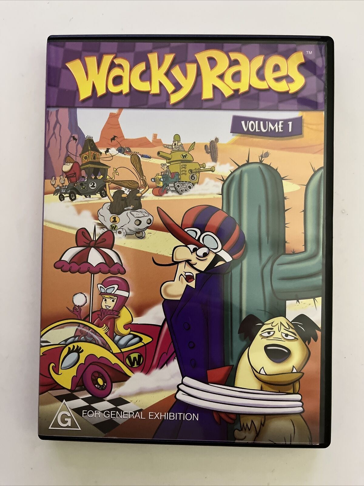 Whaxcky Races Wacky Races - Volume 1 (DVD, 1968) Animated Comedy. Region 4 – Retro Unit