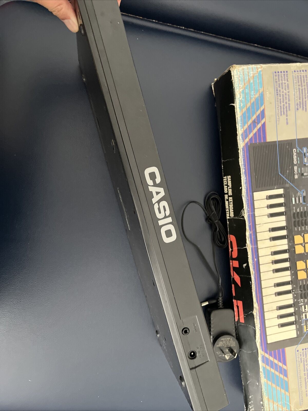 Vintage Casio SK-5 Electronic Sampling Keyboard Built-in Microphone Made Japan