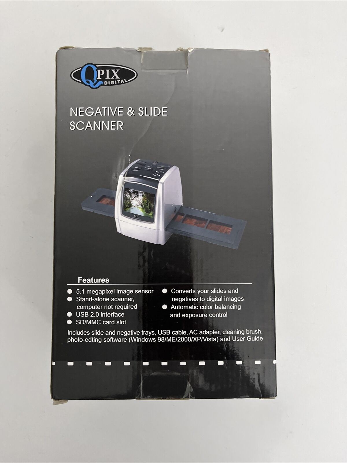 Qpix 35mm Film Negative & Slide Scanner FS-170 NEW