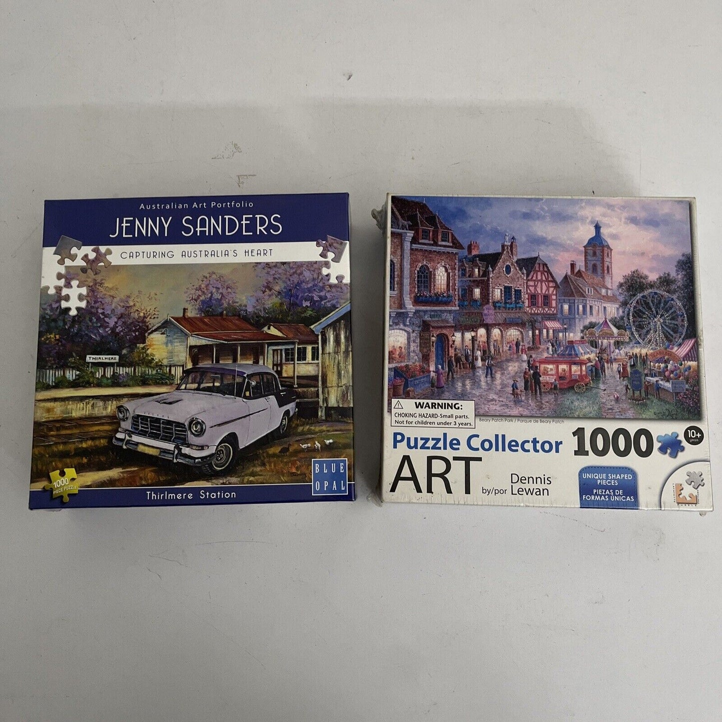 2x Jigsaw Puzzle Collector 1000pc Art + Capturing Australia's Heart *NEW SEALED*