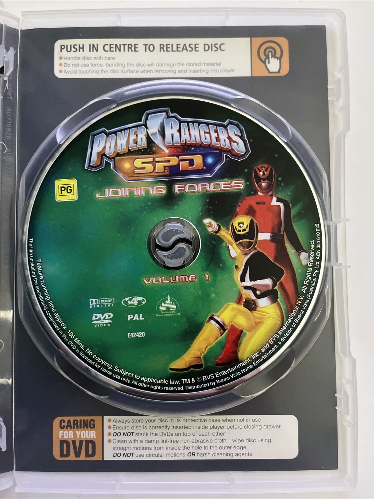 Power Rangers SPD - Joining Forces : Vol 1 (DVD, 2005) Region 4