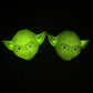 2x Star Wars Yoda Light Up Head  3D Deco LED Wall Light 3D Light FX