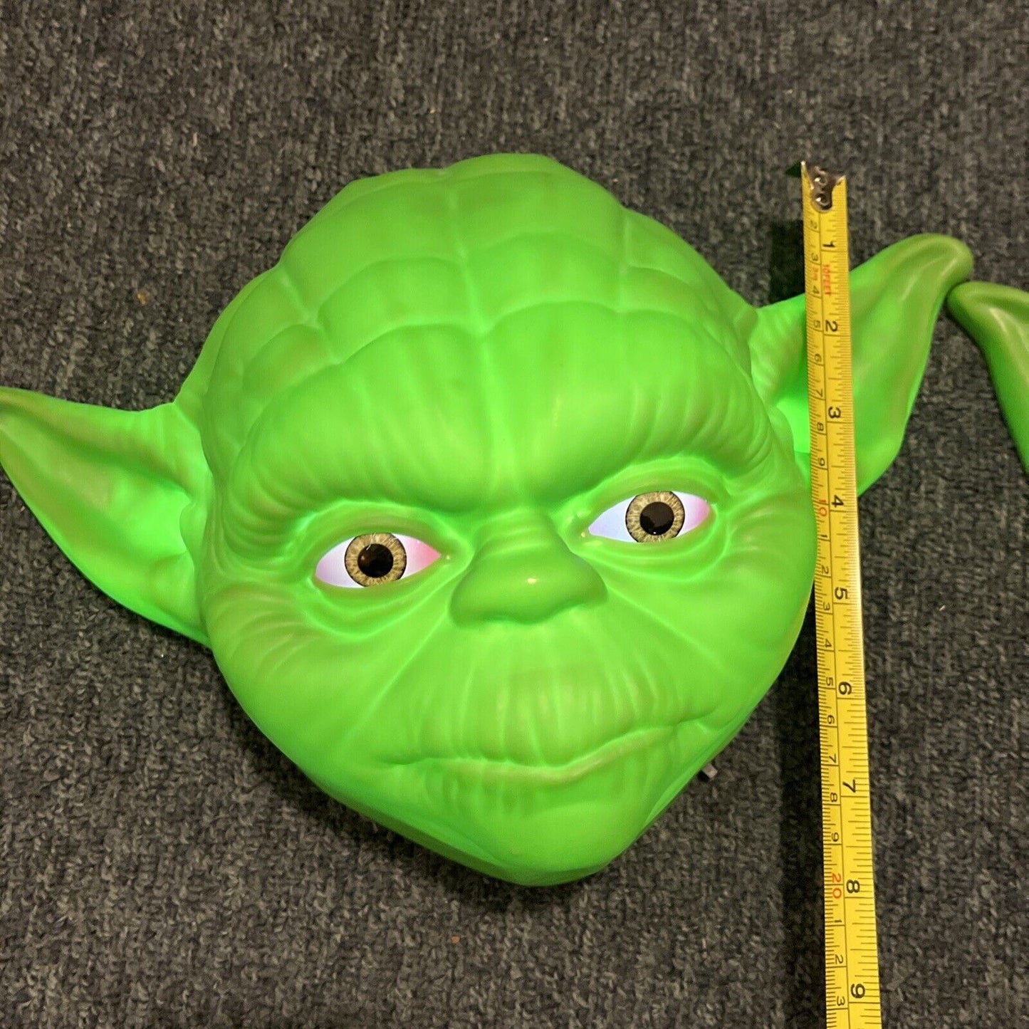 2x Star Wars Yoda Light Up Head  3D Deco LED Wall Light 3D Light FX
